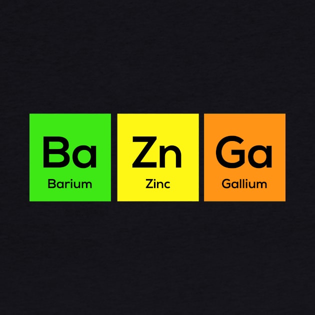 BaZnGa Periodic Table Chemistry by Science Puns